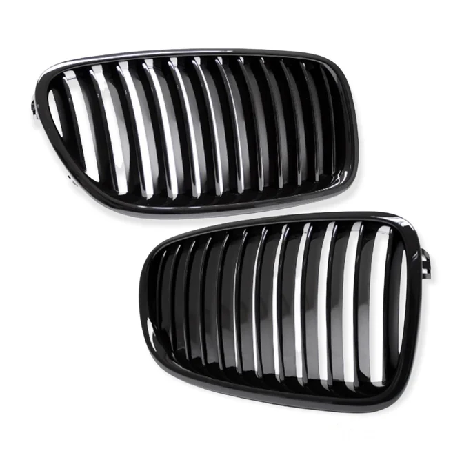 Nieren - BMW 5 Serie F10 / F11 - Performance look - Hoogglans zwart | 10-17