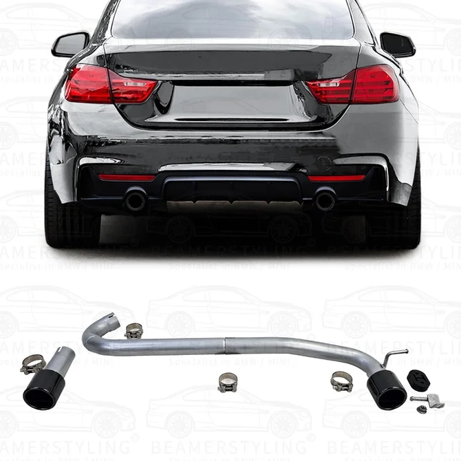 Uitlaat Conversiekit - BMW F32 / F33 / F36 - 440I Look - 425/428/430