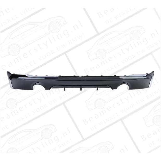 Performance Diffuser M235I M240I BMW F22 / F23 Glanzend Zwart