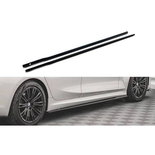 Side Skirt Extensions V2 - BMW G20 / G21 - M Pakket - Maxton Design | 2019-2022