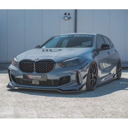 Front Lip V5 - BMW 1 Serie F40 - Hoogglans Zwart - Maxton Design