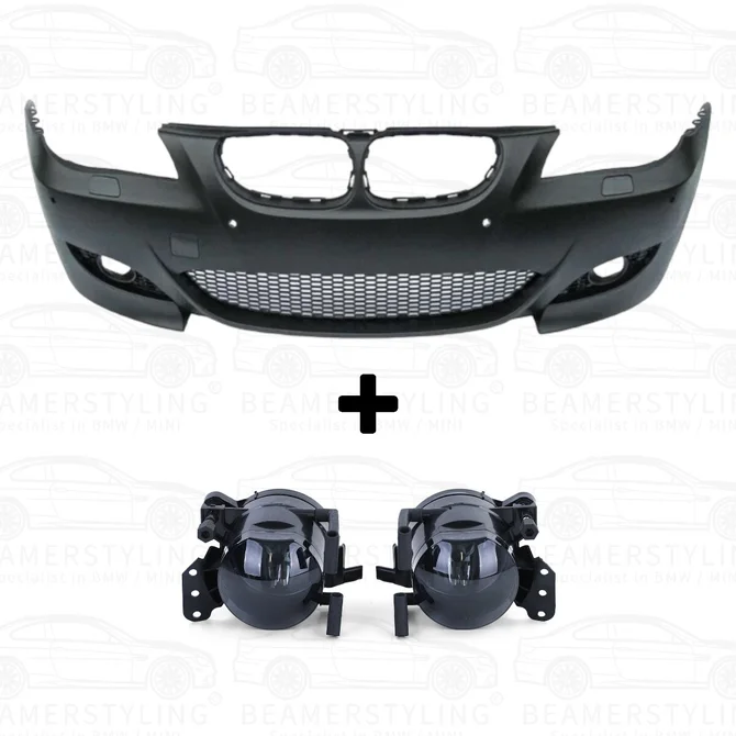 Voorbumper - BMW E60 / E61 - M5 Look - PDC + Smoke Mistlampen | 03-07