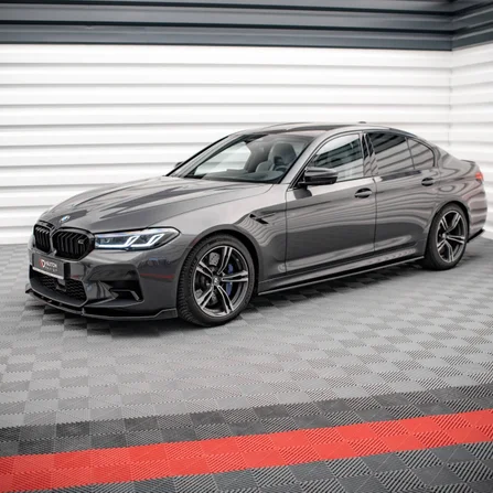 Side Skirt Extensions - BMW M5 F90 - Maxton Design — Hoogglans Zwart