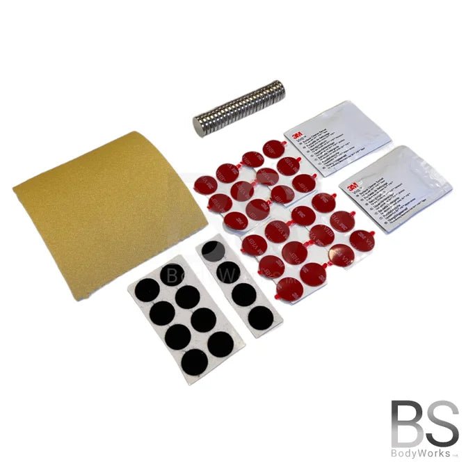 Kenteken Magneten - Complete Set - Voor 1 Kentekenplaat - Beamerstyling.nl