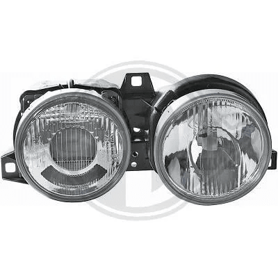 Koplamp - BMW 3 Serie E30 - H1 / H1 - Depo | 1987 - 1994 — Links (Bestuurderskant) - Beamerstyling.nl