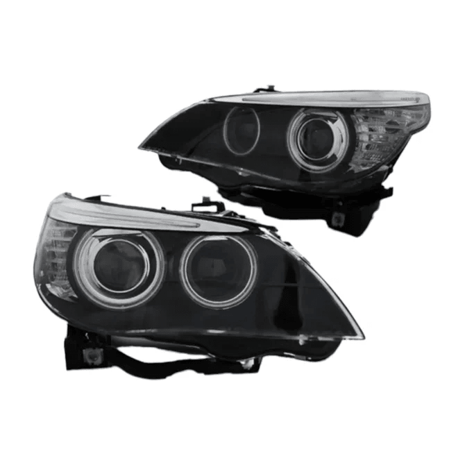 Koplampen D2S - BMW E60 / E61 - CCFL Angel Eyes - LCI Look | 03 - 04 - Beamerstyling.nl