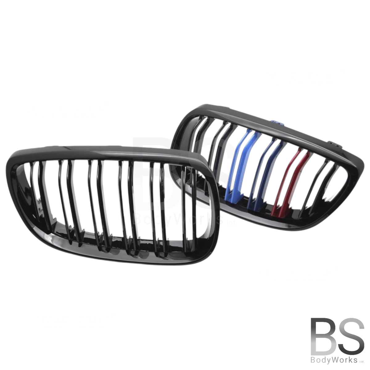 Nieren - BMW E92 / E93 - M Kleuren - Hoogglans Zwart | 2006 - 2010 - Beamerstyling.nl