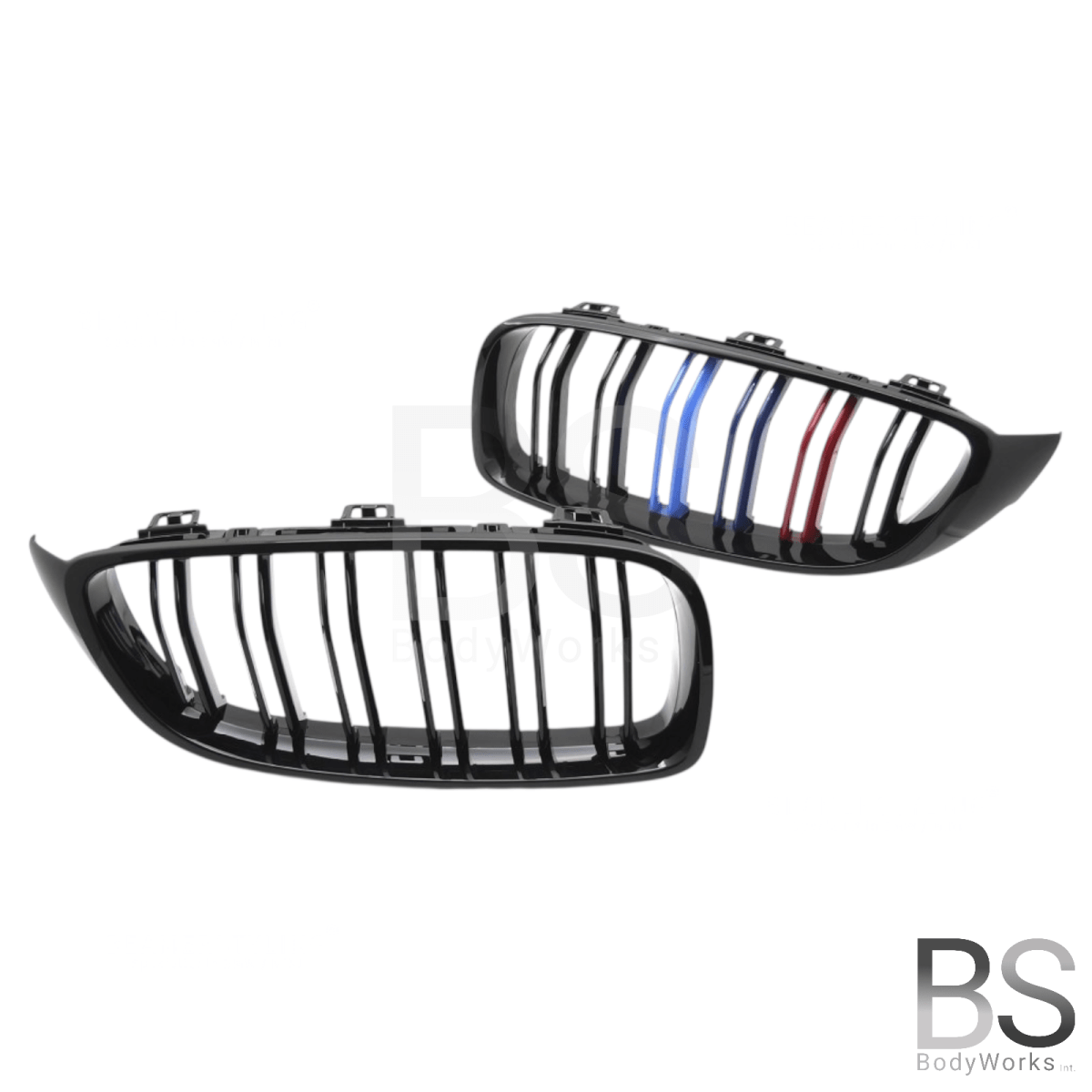Nieren - BMW F32 / F33 / F36 - M Kleuren - Hoogglans Zwart | 2013 - 2020 - Beamerstyling.nl