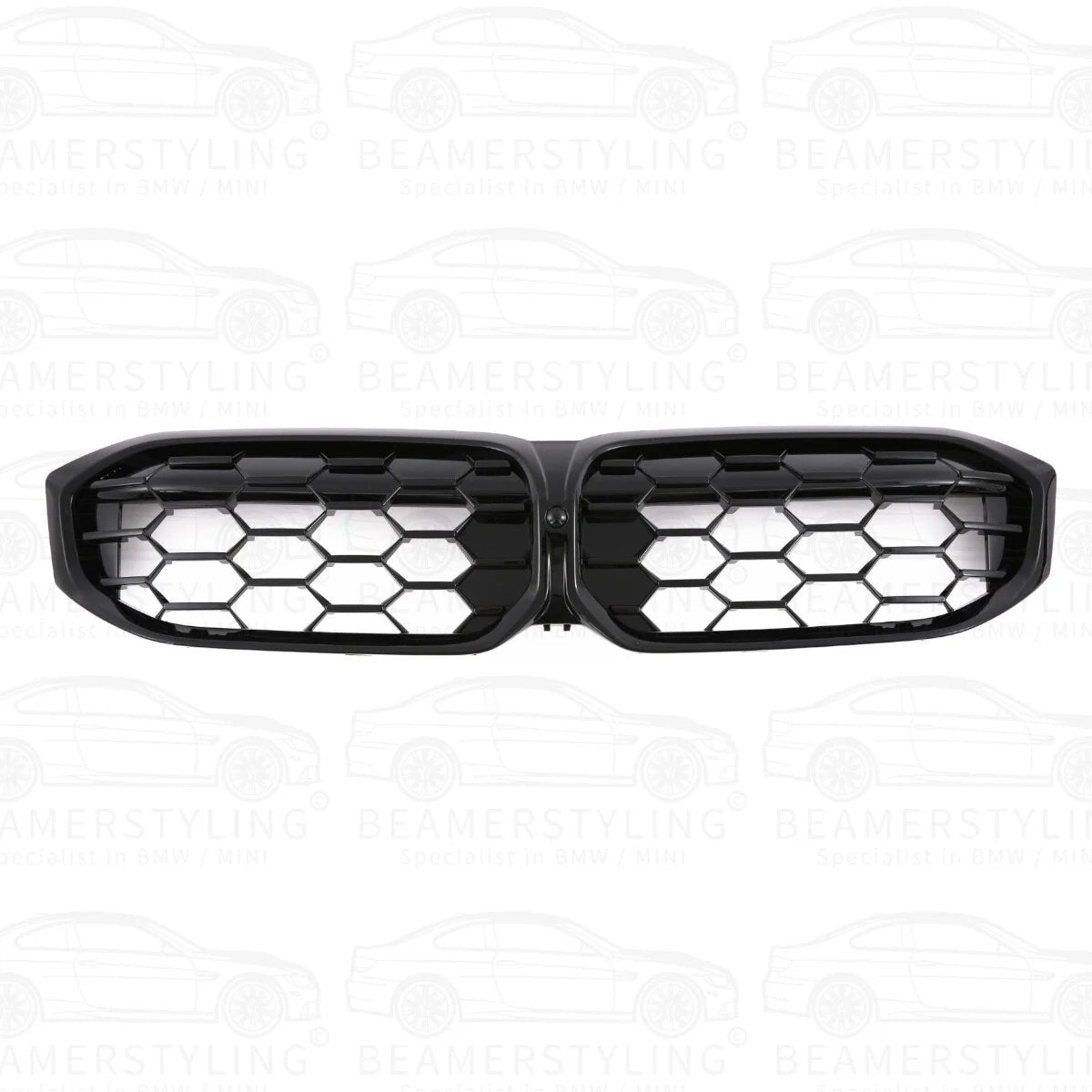 Nieren - BMW G20 LCI / G21 LCI - Diamond - Hoogglans Zwart | 2021 - Beamerstyling.nl