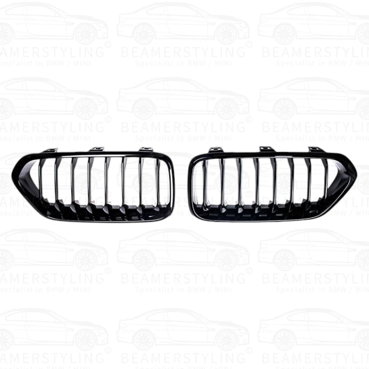 Nieren - BMW X2 F39 - Hoogglans zwart | 18 - 23 - Beamerstyling.nl
