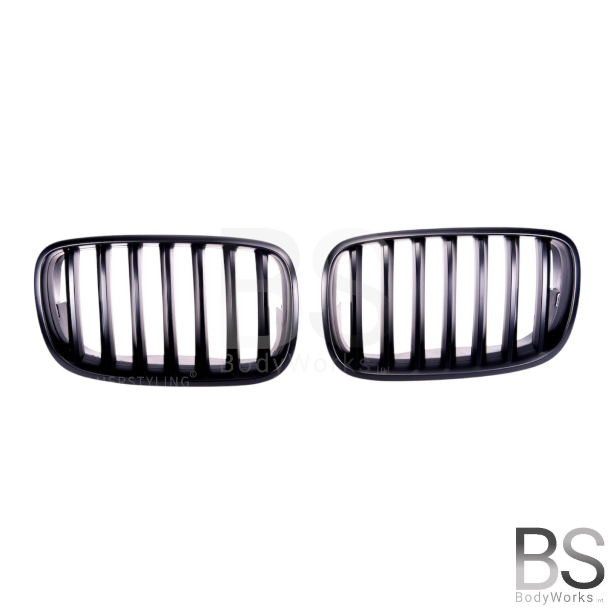 Nieren - BMW X5 E70 / X6 E71 - Mp Look - Mat Zwart | 2006 - 2014 - Beamerstyling.nl