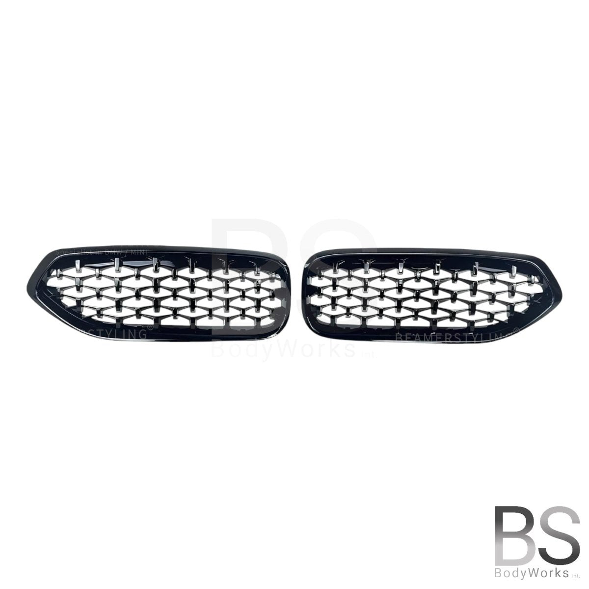 Nieren - BMW Z4 G29 - Diamond - Hoogglans Zwart | 2018 - 2022 - Beamerstyling.nl