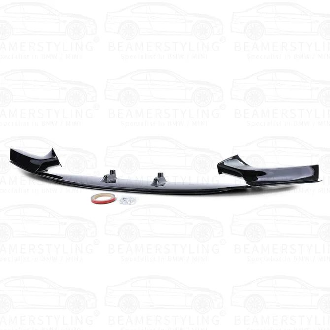 Front Lip - BMW F22 / F23 - M Performance Look - Hoogglans Zwart | 14-21