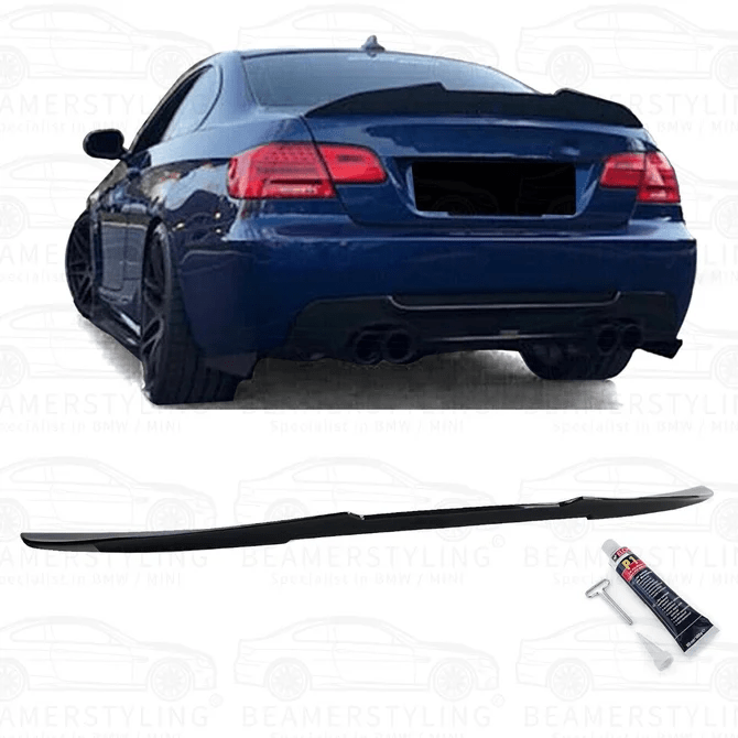 Psm Style Spoiler - BMW E92 Coupé - Hoogglans Zwart | 06 - 13 - Beamerstyling.nl