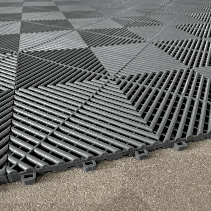 15,68M² Showroom Garagevloer - Grijs / Blauw - 280Cmx560Cm