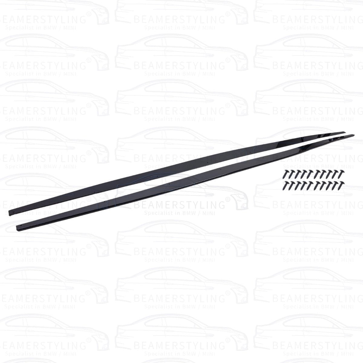 Side Skirt Extensions - BMW F20 / F21 - Hoogglans Zwart | 11 - 19 - Beamerstyling.nl