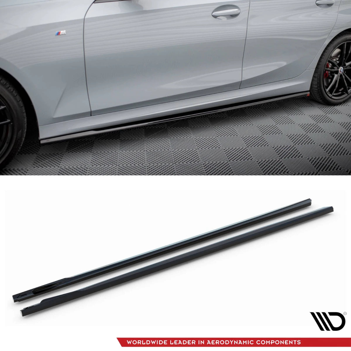 Side Skirt extensions - BMW G20LCI / G21LCI - M Pakket - Maxton Design | 22 - 25 - Beamerstyling.nl