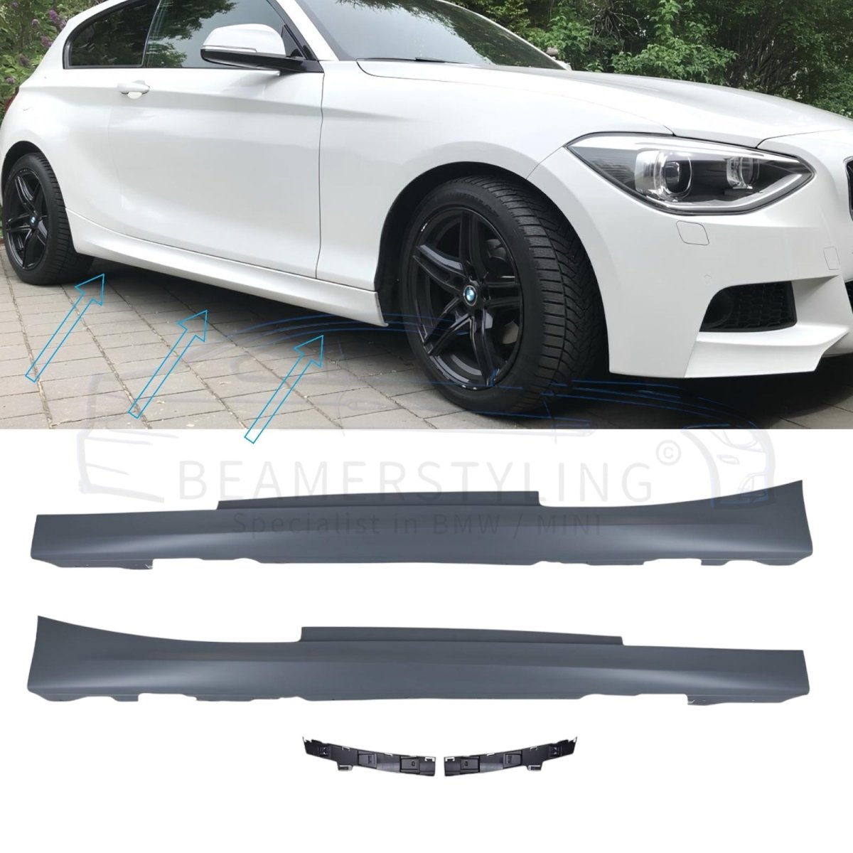 Side Skirts - BMW 1 Serie F21 & BMW 2 Serie F22/F23 - M Pakket Look | 11-21 - Beamerstyling.nl