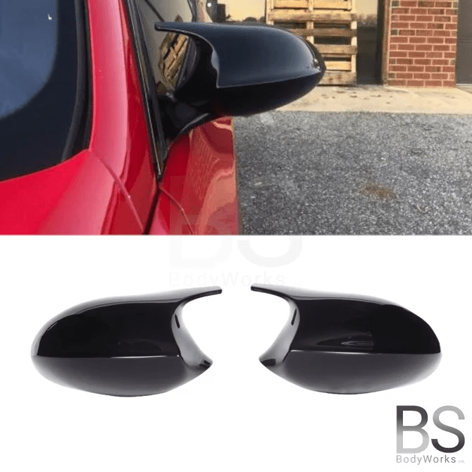 Spiegelkappen - BMW 1 Serie E87 - M Look - Hoogglans Zwart | 2004 - 2007 - Beamerstyling.nl