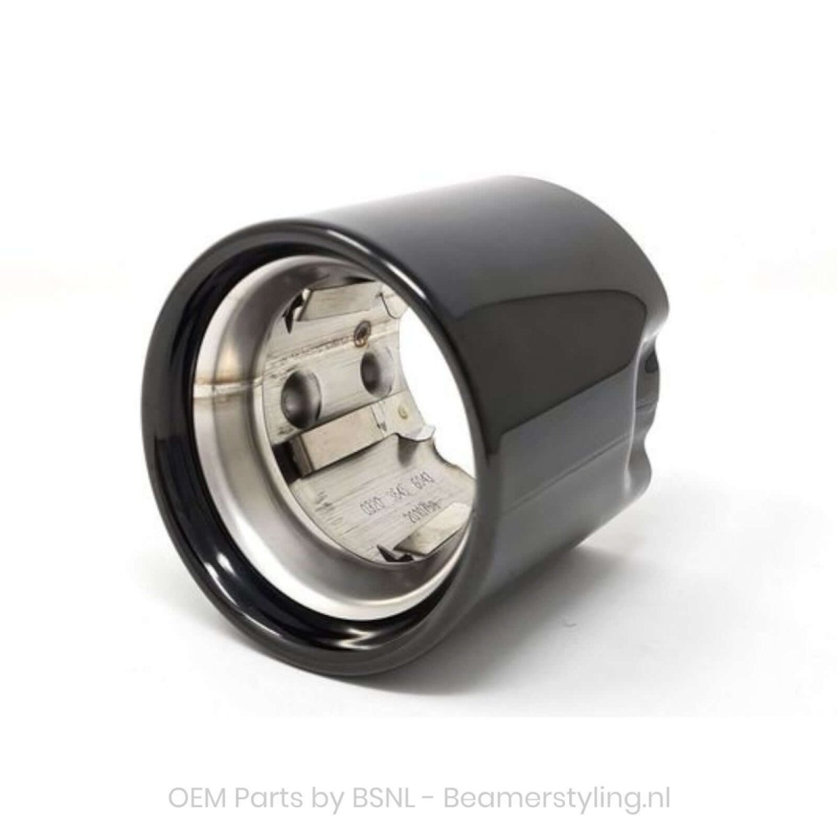 Uitlaat Sierstuk - BMW 2 Serie F44, X2 F39 - Black/Chrome - 18 30 9 489 053 | Origineel BMW - Beamerstyling.nl