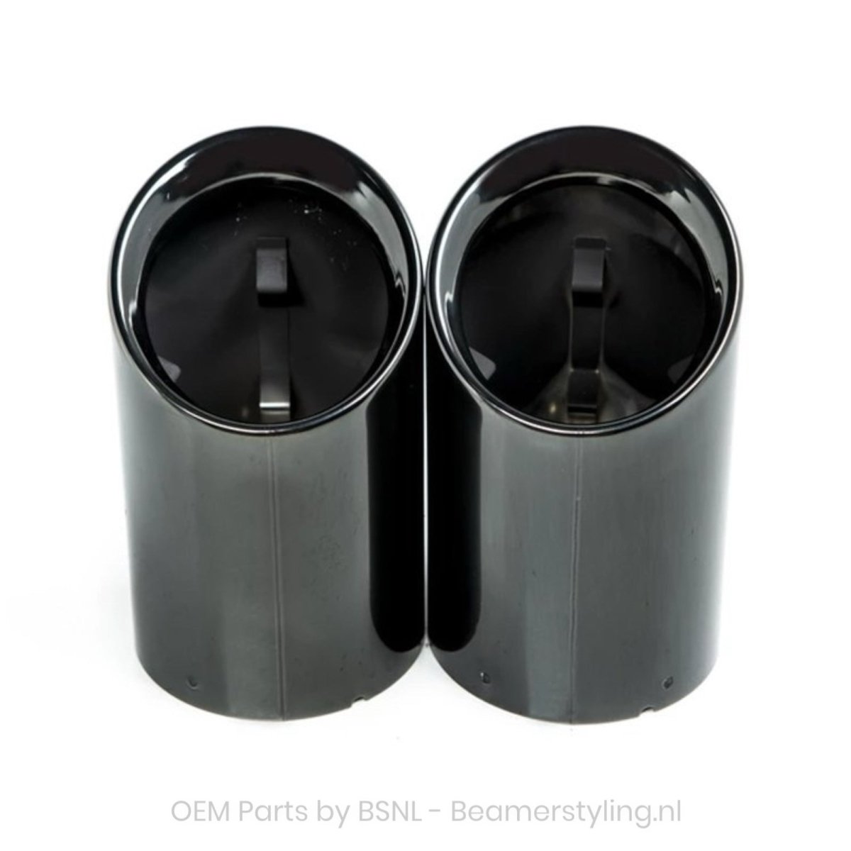 Uitlaat Sierstukken - BMW G20/G21 - Black/Chrome - 318I 320I 330I 330D 330E | Origineel BMW - Beamerstyling.nl