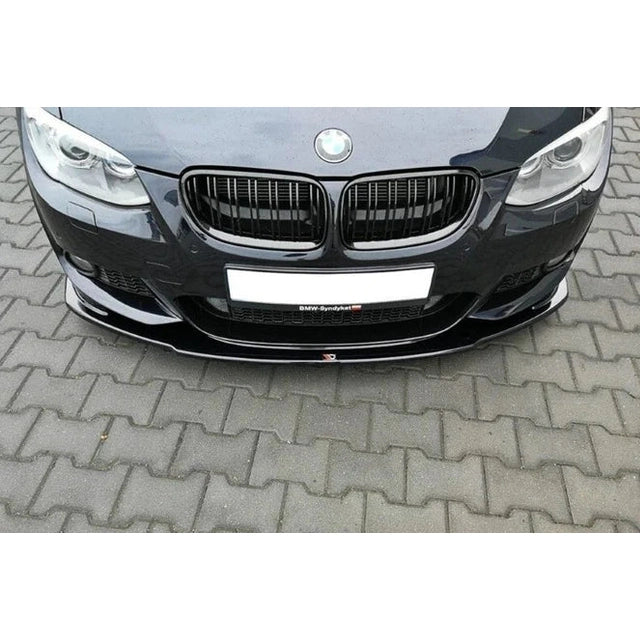 Front Lip V1 - BMW E92 / E93 - M Pakket - Maxton Design | 10-14 — Glanzend Zwart