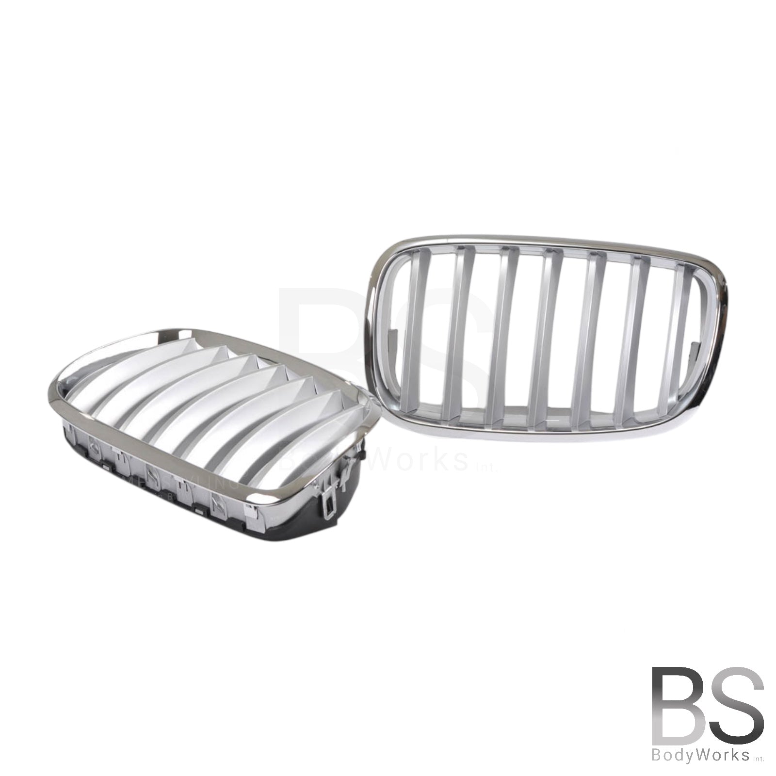 Nieren - BMW X5 E70 / X6 E71 - Chroom / Titan | 2006-2014