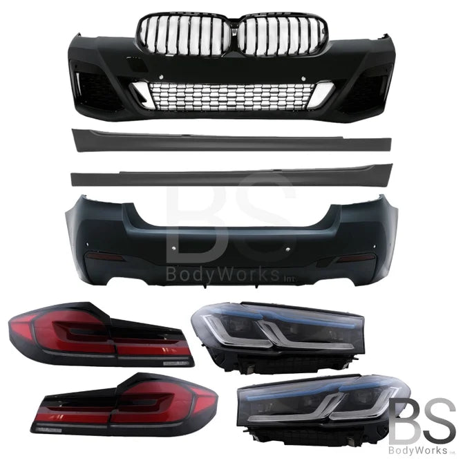 Bumper Pakket - BMW G30 Sedan - M5 LCI Look - PDC - Full LCI | 17-20