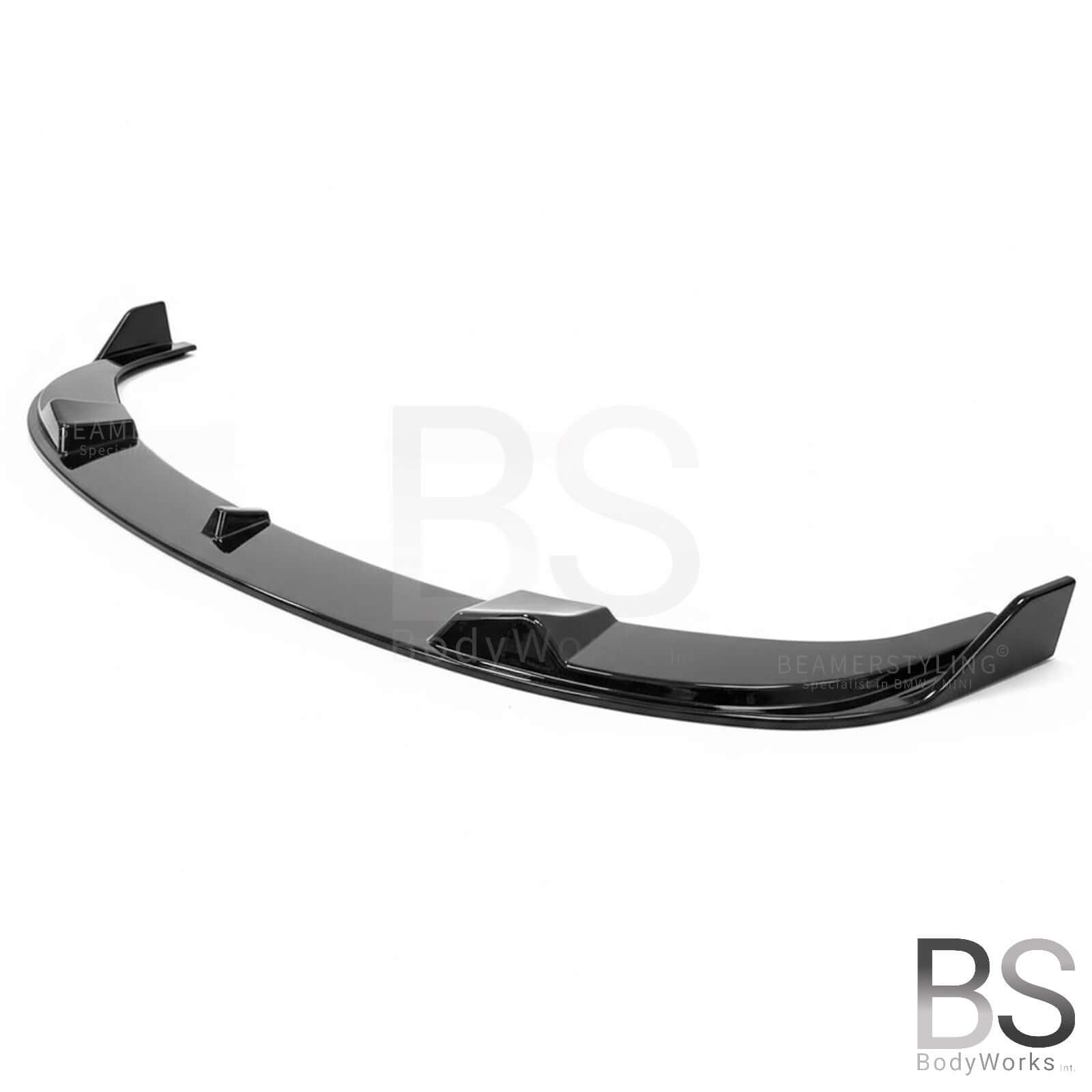 Front Lip - BMW 5 Serie E60 / E61 - Hamann Look V2 - Hoogglans Zwart | 03-10