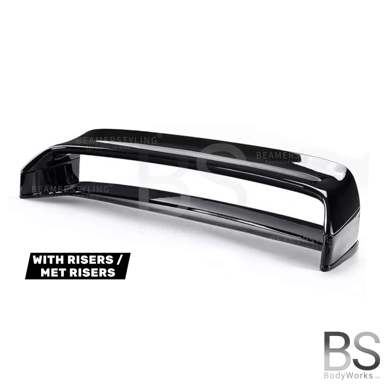 Spoiler - BMW 5 Serie E39 Sedan - Hamann Style - Hoogglans Zwart | 95-03
