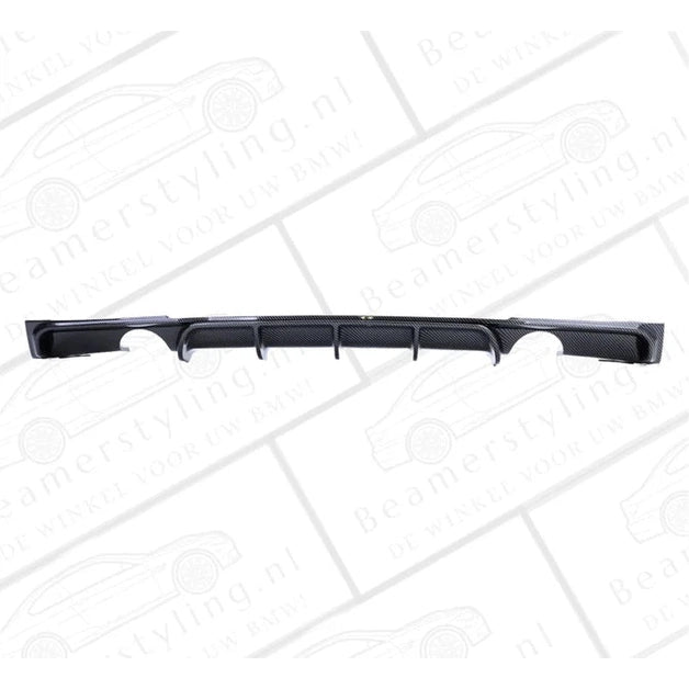 Diffuser - BMW F30 / F31 - M Performance Look - Carbon Look - 335I/340I