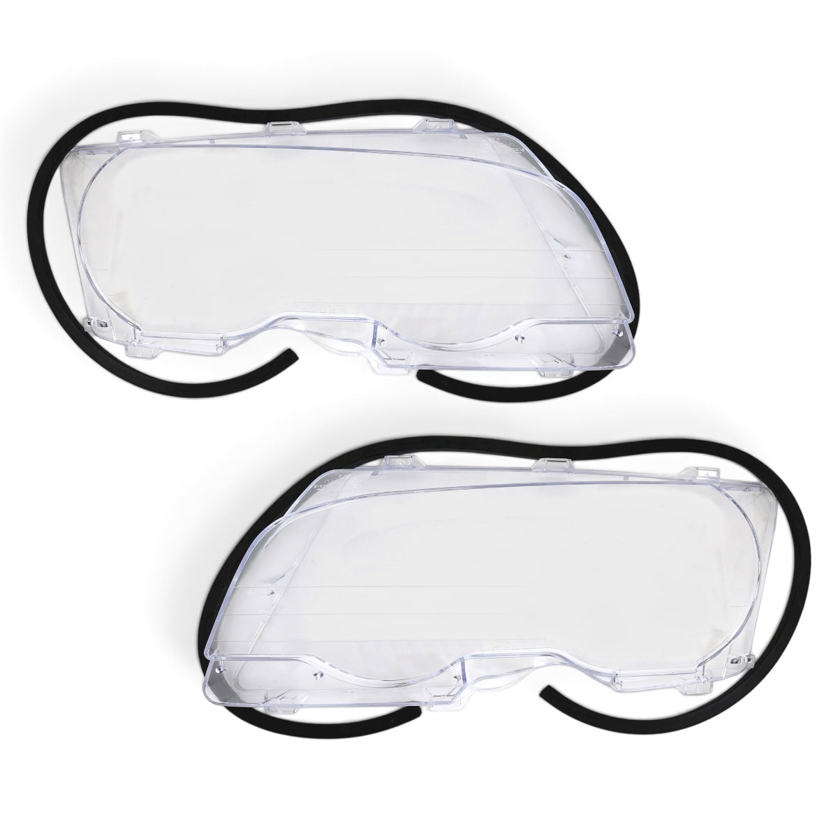 Set Koplampglazen - BMW 3 Serie E46 Coupé & Cabrio – Halogeen & Xenon | 1999-2003