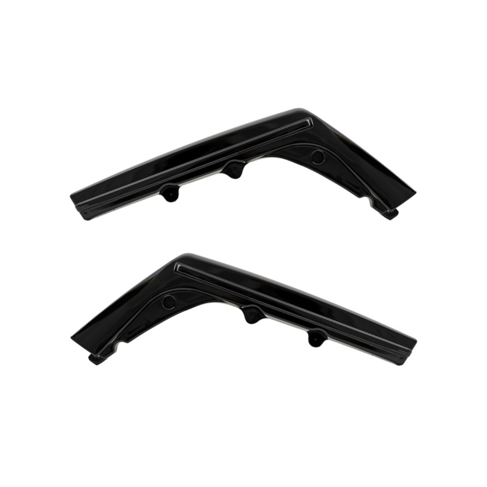 Diffuser - BMW M3 F80 | BMW M4 F82 F83 - Hoogglans Zwart - Met LED Remlicht | 13-18