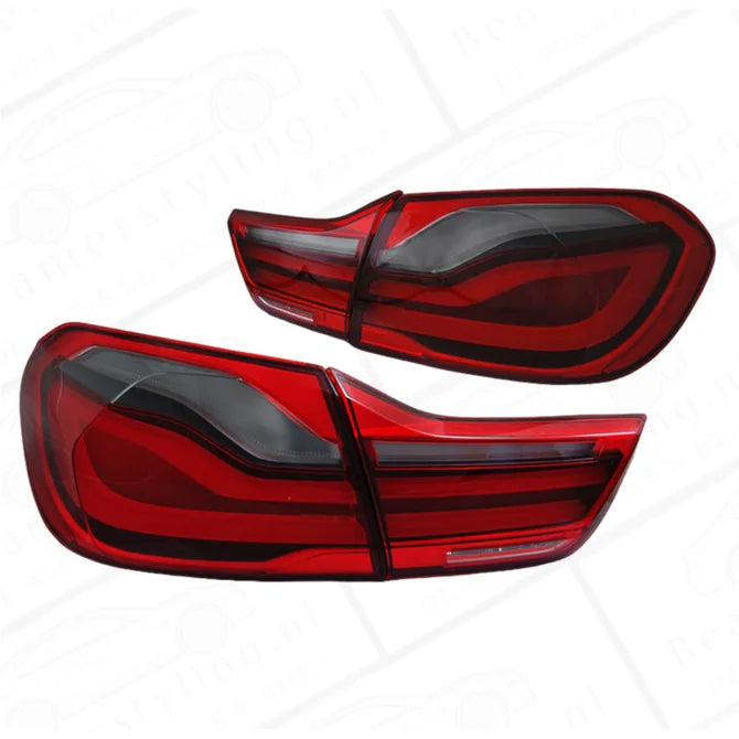Achterlichten - BMW F32 / F33 / F36 - LED Bar - Smoke / Rood | 2014-2017