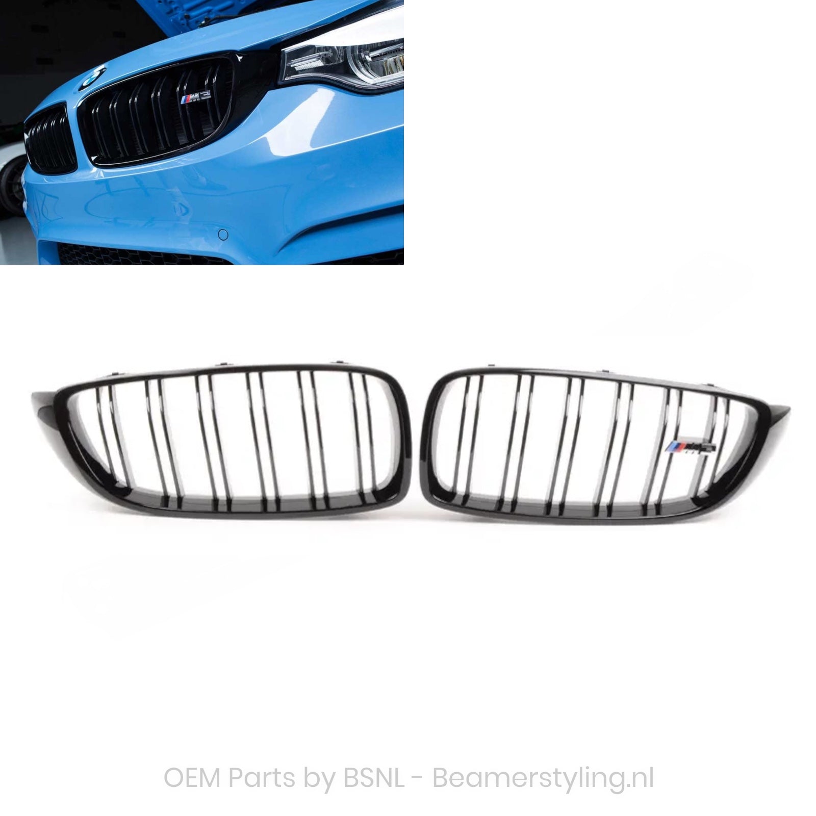 Nieren - BMW F80 M3 - M Performance -  Set - 51712352812-3 | Origineel BMW