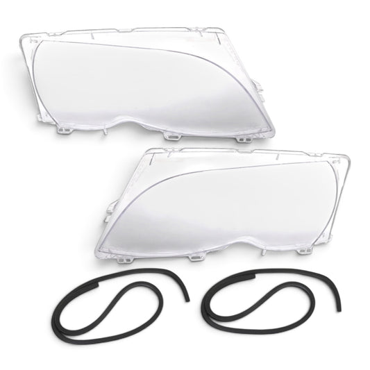 Set Koplampglazen - BMW 3 Serie E46 Sedan & Touring – Halogeen & Xenon | 2001-2005