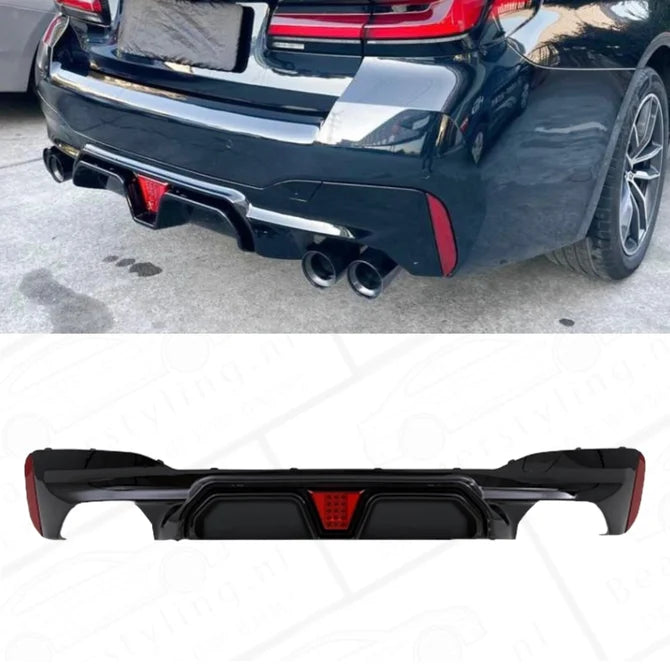 Diffuser - BMW G30 / G31 - M5 Cs Design - Met LED Remlicht