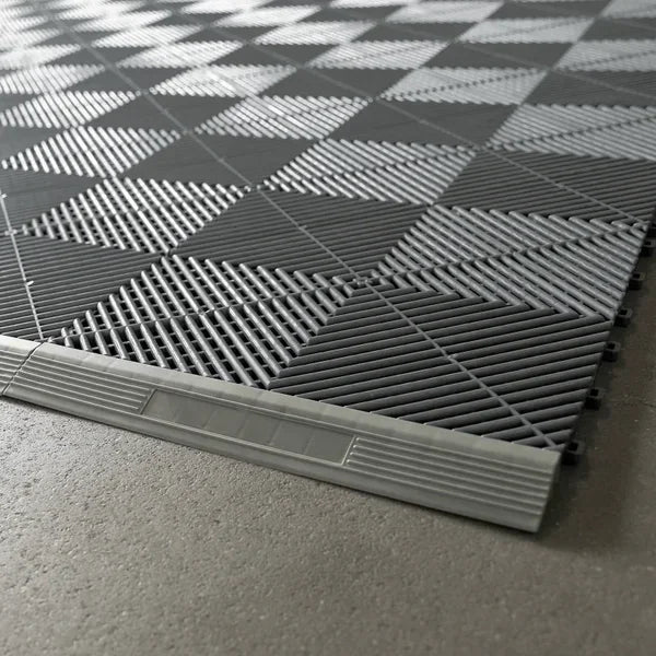 15,68M² Showroom Garagevloer - Zwart / Wit - 280Cmx560Cm