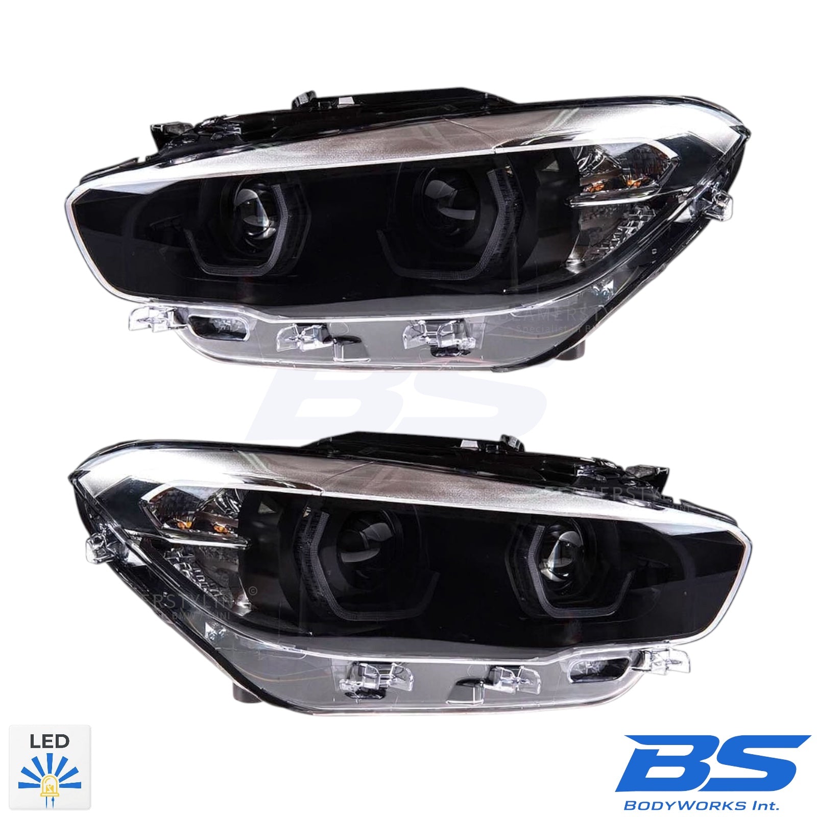 Koplampen set - BMW 1 Serie F20LCI / F21LCI - Full LED | 15-19