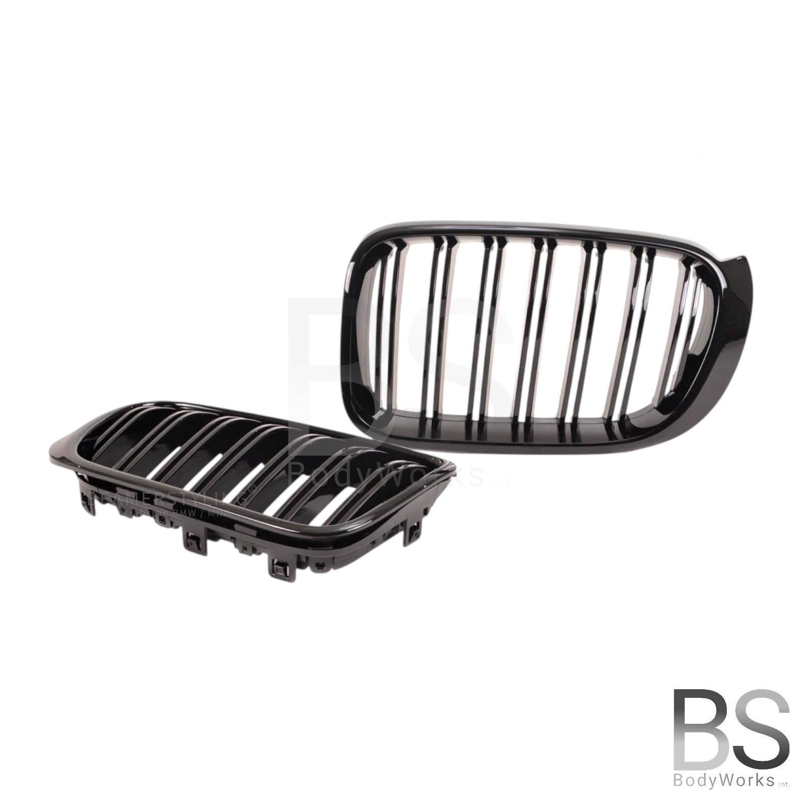 Nieren - BMW X4 F26 / X3 F25LCI - M Look - Hoogglans Zwart | 2014-2018