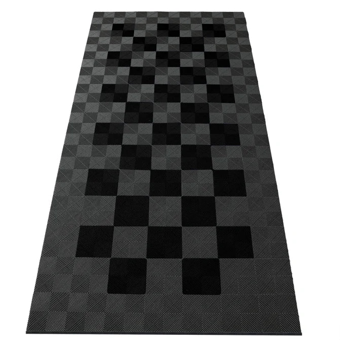 15,68M² Showroom Garagevloer - Grijs / Zwart - 280Cmx560Cm