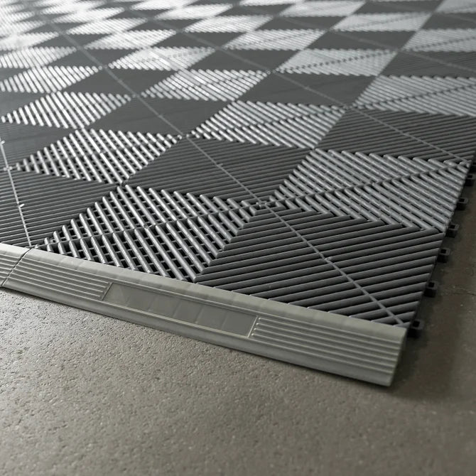 15,68M² Showroom Garagevloer - Grijs / Wit - 280Cmx560Cm