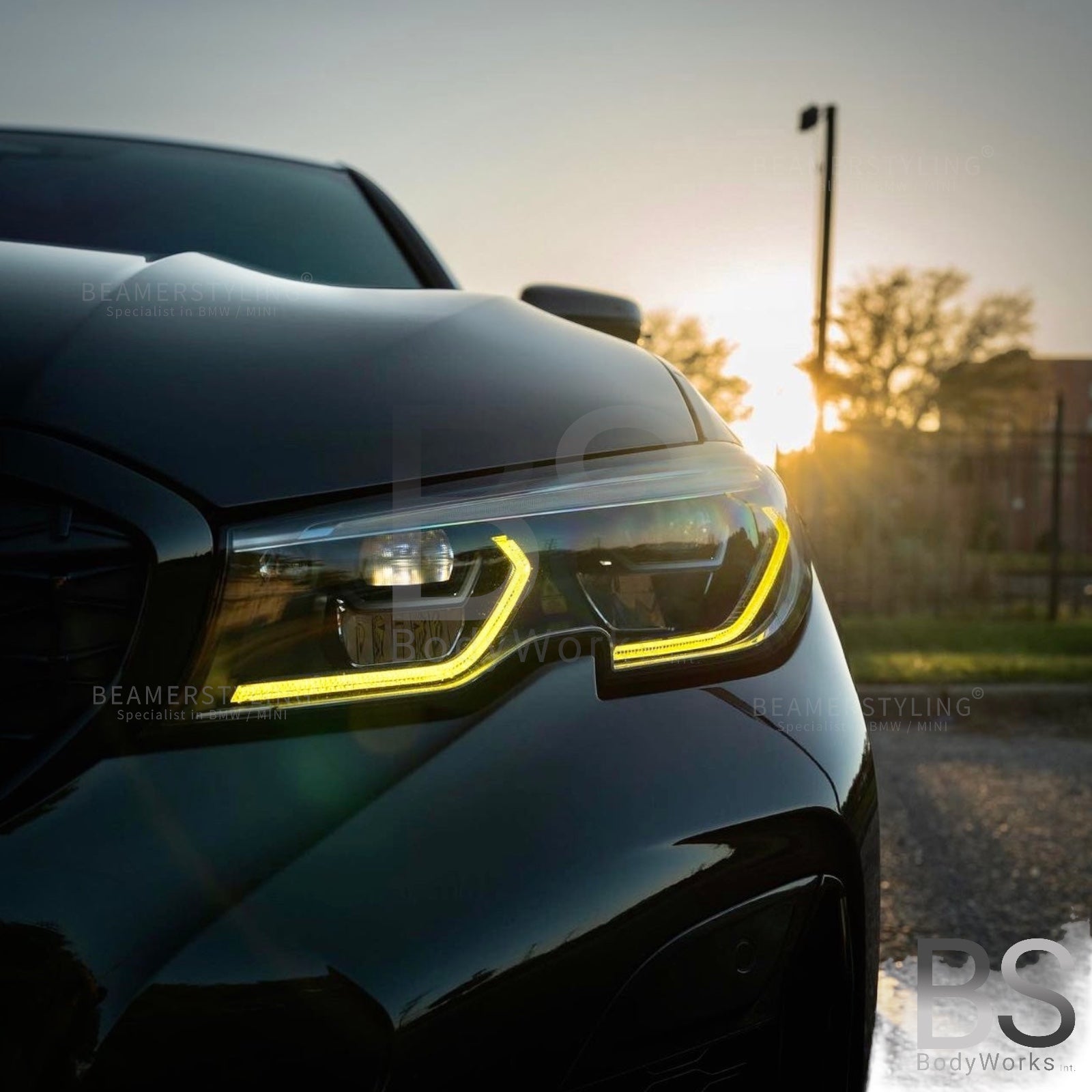 Drl Modules - BMW G20 / G21 - Yellow LED - Laser - CSL Style | 18-22