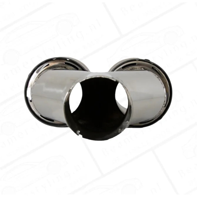 Diffuser - BMW G30 / G31 - M5 Look - Hoogglans Zwart - Incl Carbon Sierstukken