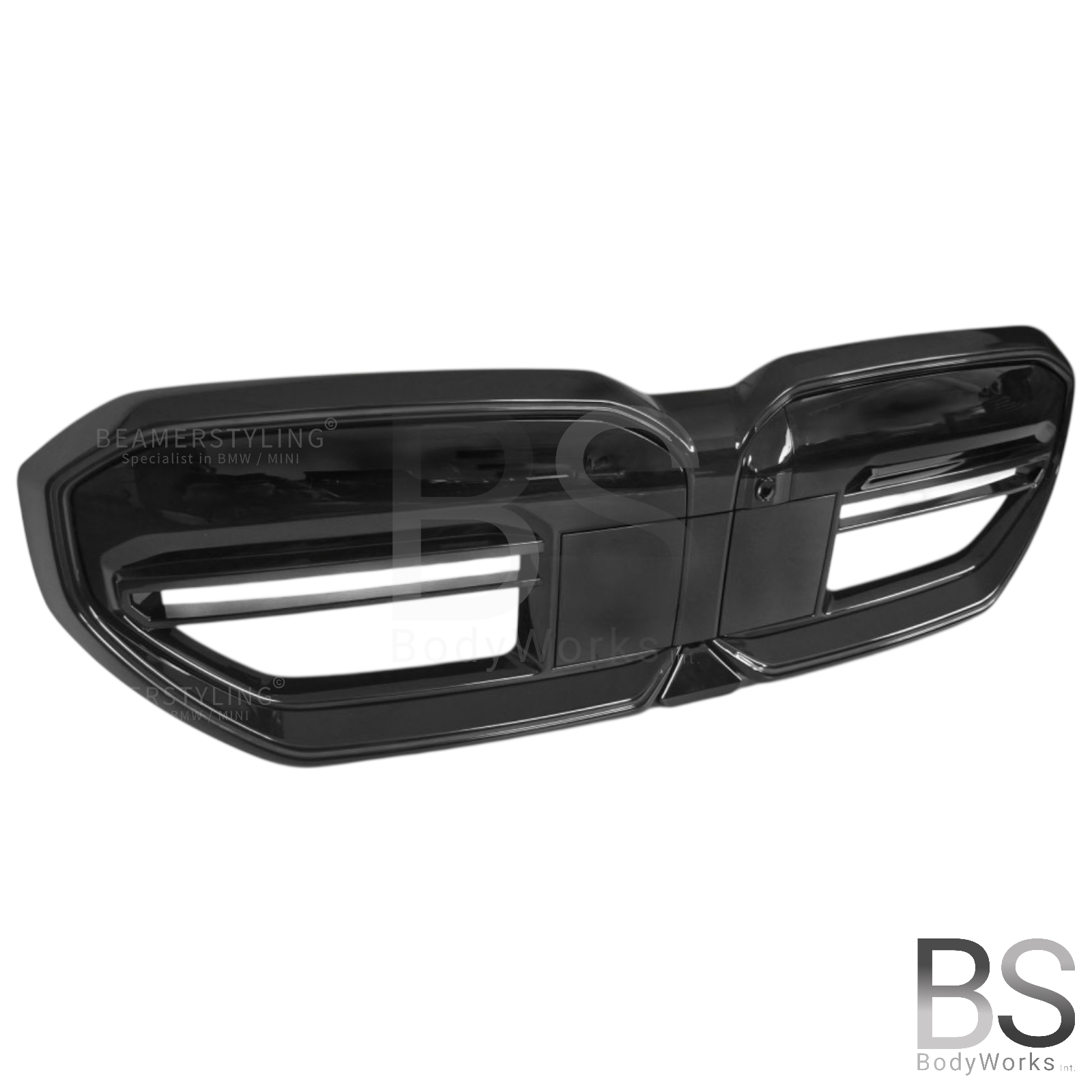 Nieren - BMW G60 / G61 - LED - M5 look - Hoogglans zwart - Compleet | 2023+