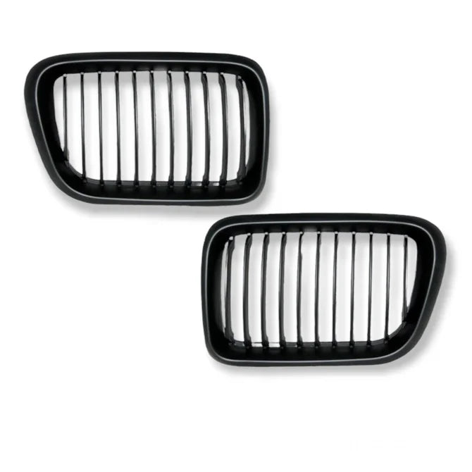 BMW 3 Serie Nieren / Gril Delen Mat Zwart E36 1996 - 2000