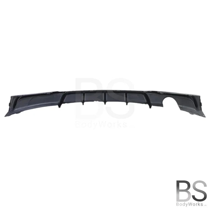 Diffuser - BMW F30 / F31 - M Performance Look - Hoogglans Zwart - 1 Uitlaat Links
