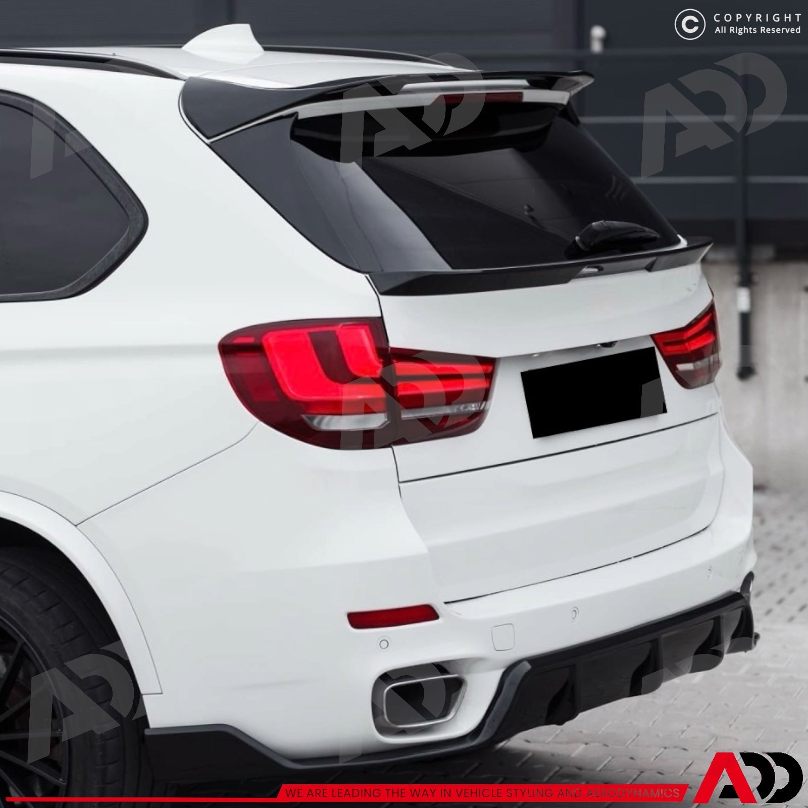 Dakspoiler - BMW X5 F15 SUV - Performance look - Hoogglans Zwart | 2013-2018