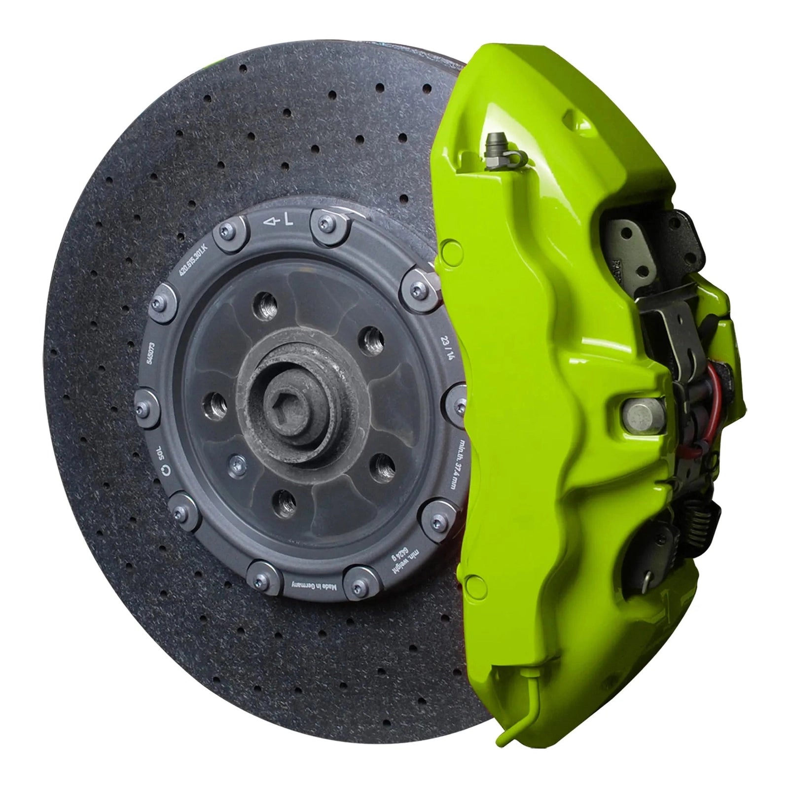 Foliatec® Remklauwverf - 3 Componenten Lak - Complete 7-Delige Kit | Toxic Green