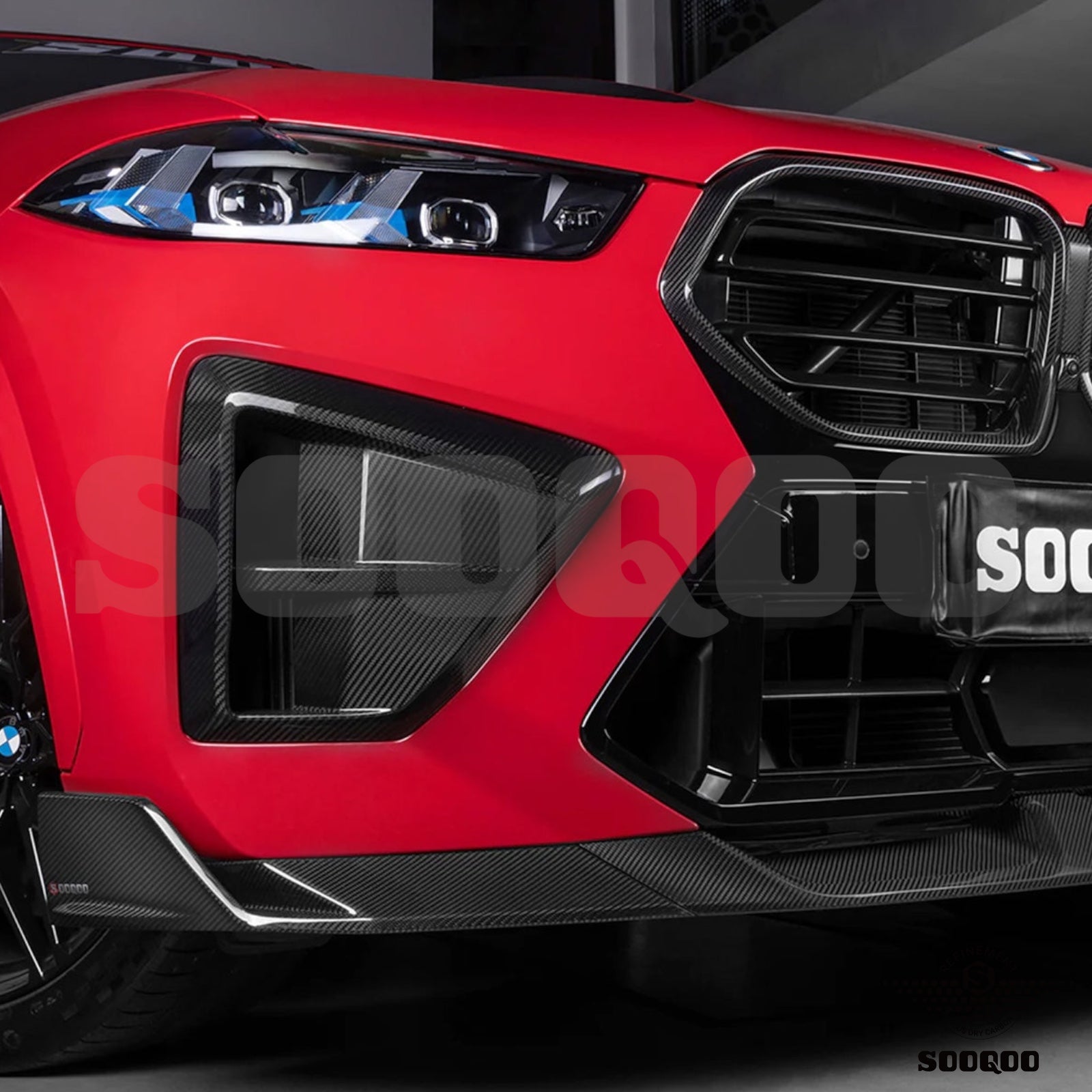 Carbon Front Lip - BMW X6 M F96LCI - Pre-Preg | Sooqoo